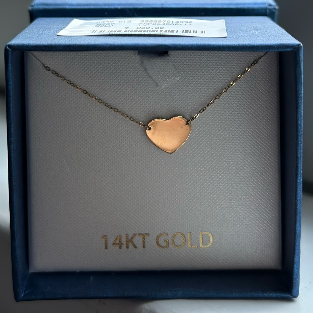 14KT Gold Heart Necklace